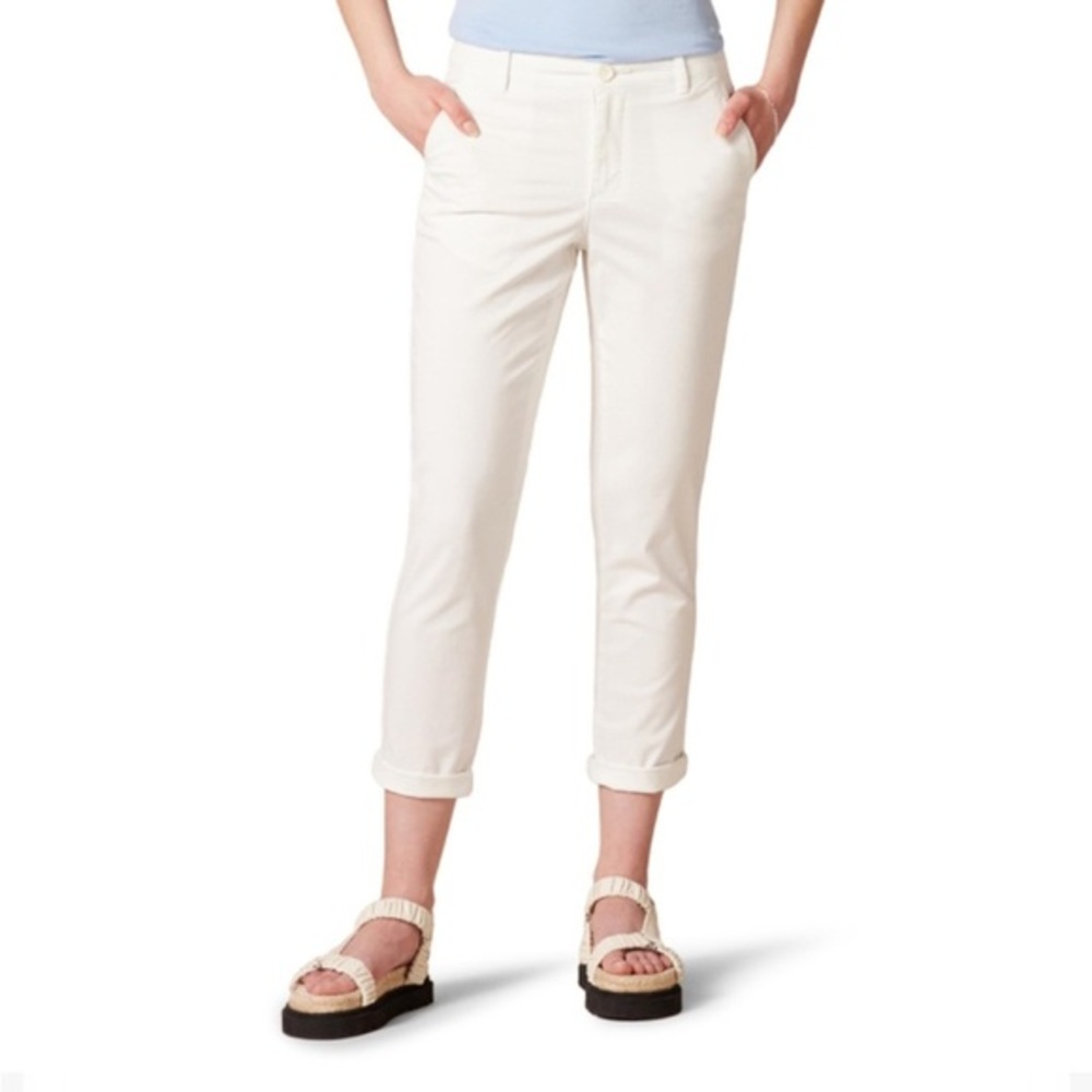 P75‎ NWT Amazon Essentials Women's Slim-Fit Mid Rise Cropped Pant - Size: 4